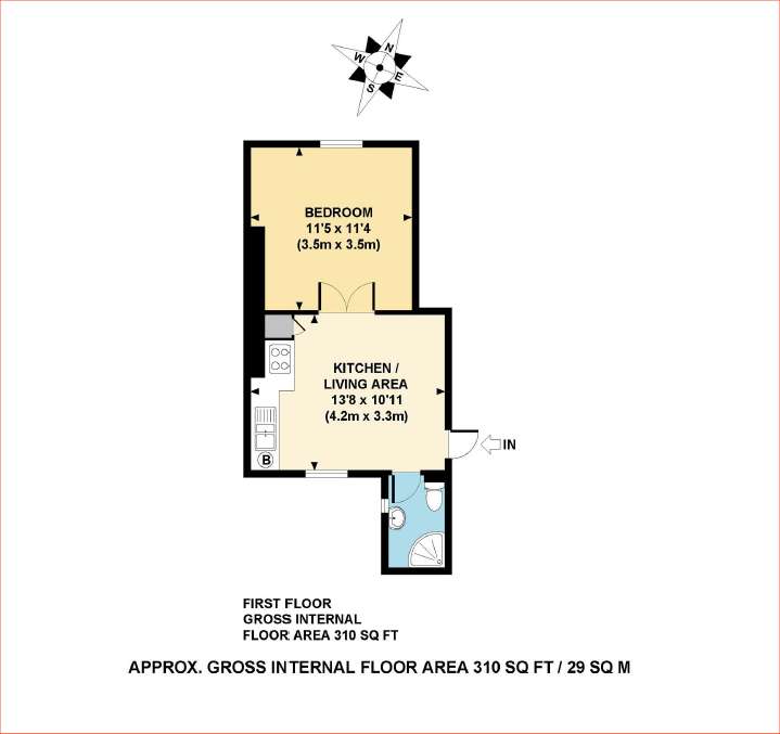1 Bedroom Flat to Rent in Dalston The Online Letting Agents Ltd