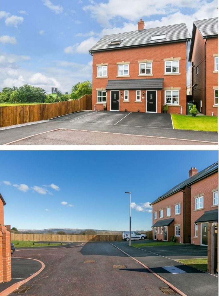 Stunning semidetached 3 storey home with beautiful open aspect views toward Rivington. The