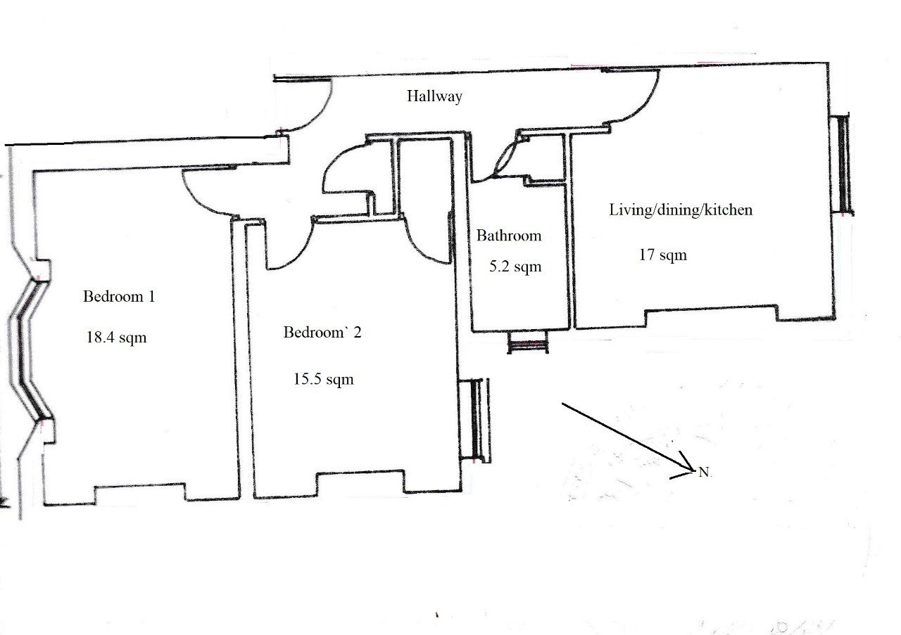 Recently Refurbished Two Bedroom Apartment to Rent in London, NW1 The