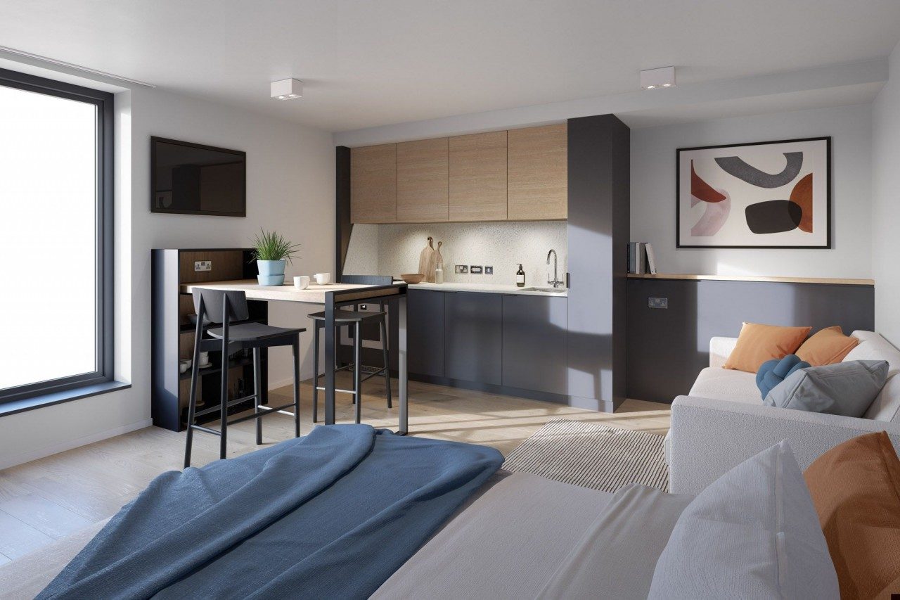 Large Studio Apartment To Let Near Leeds University, Perfect for