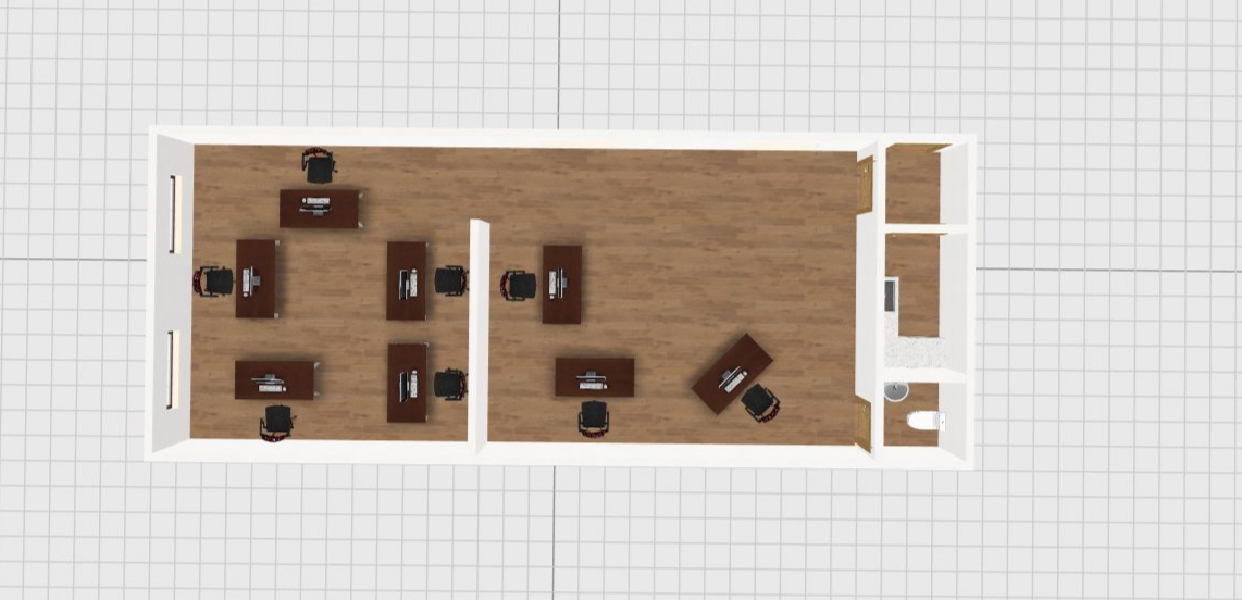 Openplan office space to let at Home Farm Business Centre, Romsey