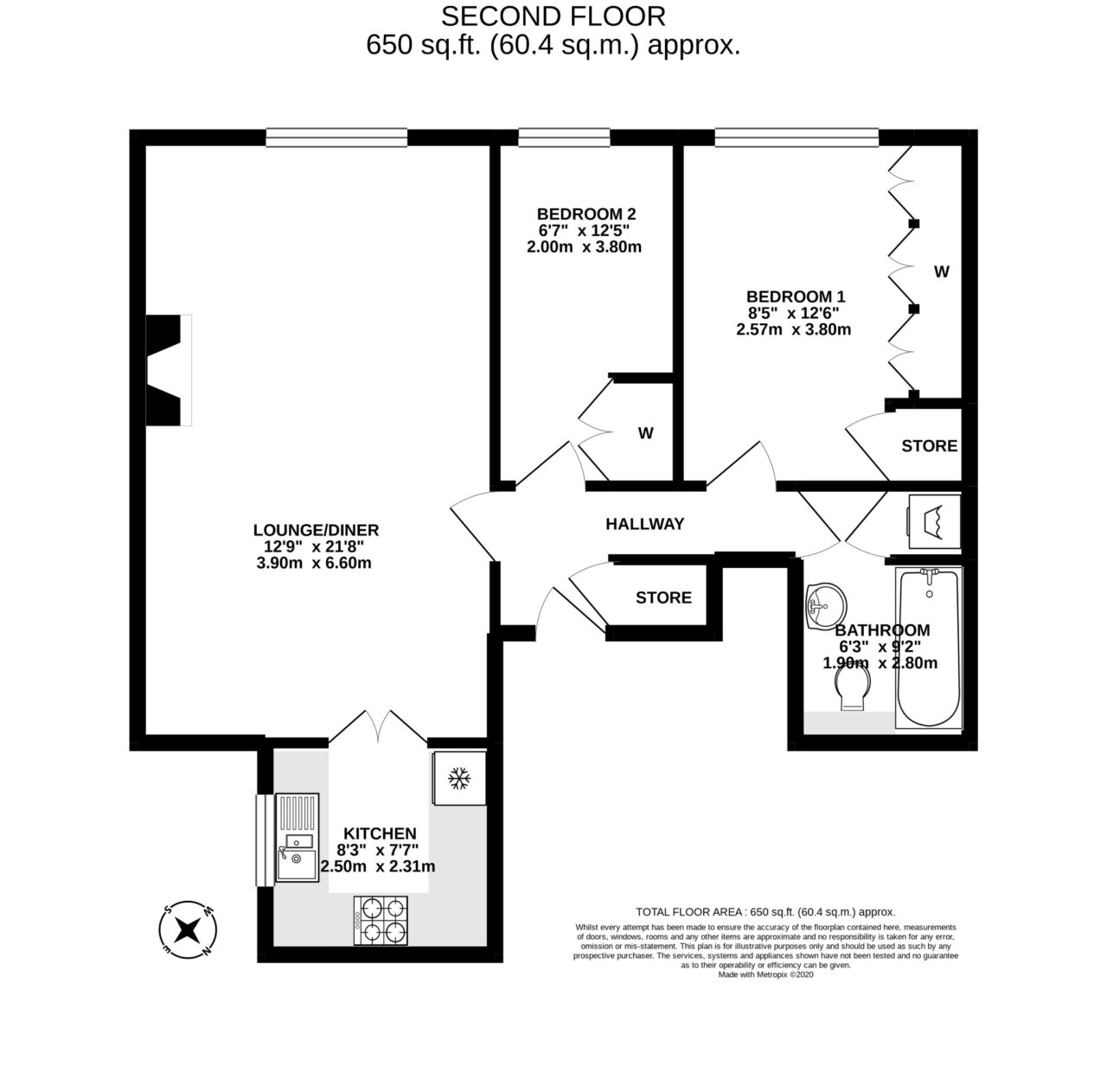 Bright 2 bedroom flat to let in Parsons Green The Online Letting
