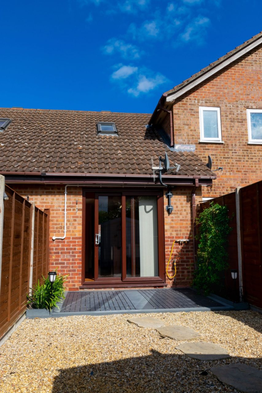 One Bedroom Terraced Chalet Style Bungalow with 2 Parking Spots and