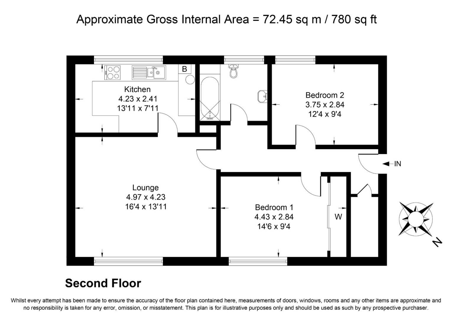 Large Two Bedroom Second Floor Flat to Let in Bracknell The Online Letting Agents Ltd